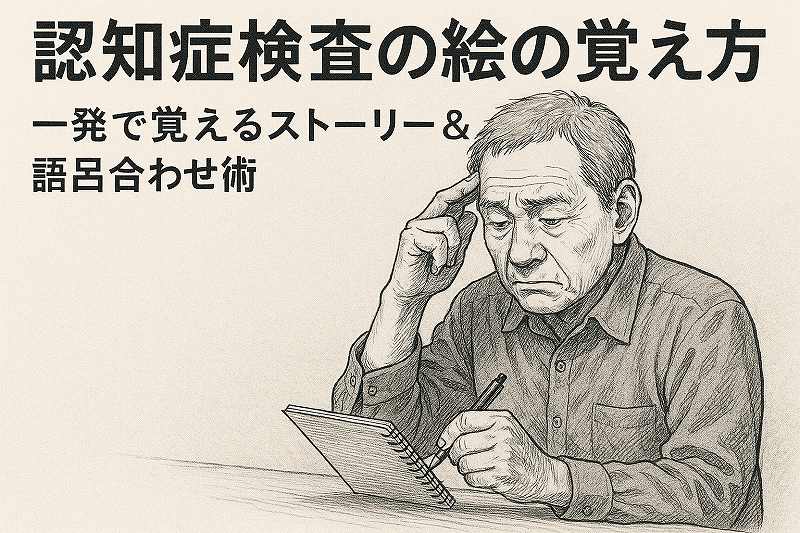 認知症検査絵の覚え方