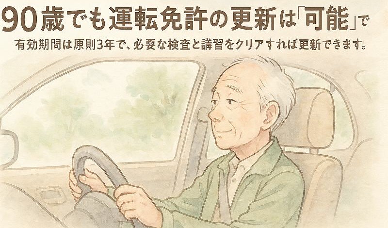 90歳免許更新