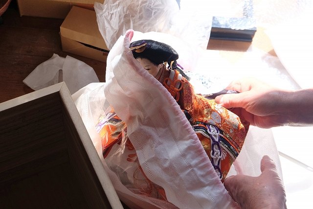 ひな人形巾着型不織布