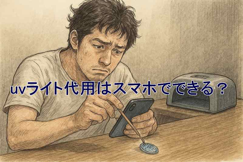 uvライト代用はスマホでできる？