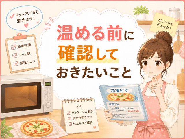 温める前に確認しておきたいこと